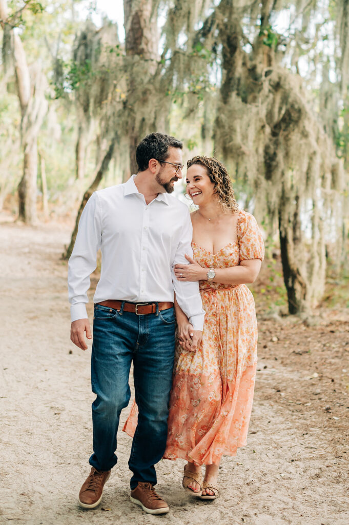 couple walking through first landing