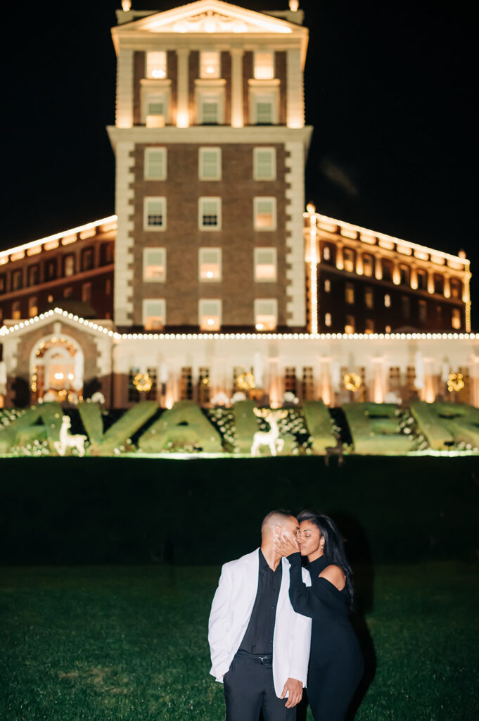 kissing outside cavalier