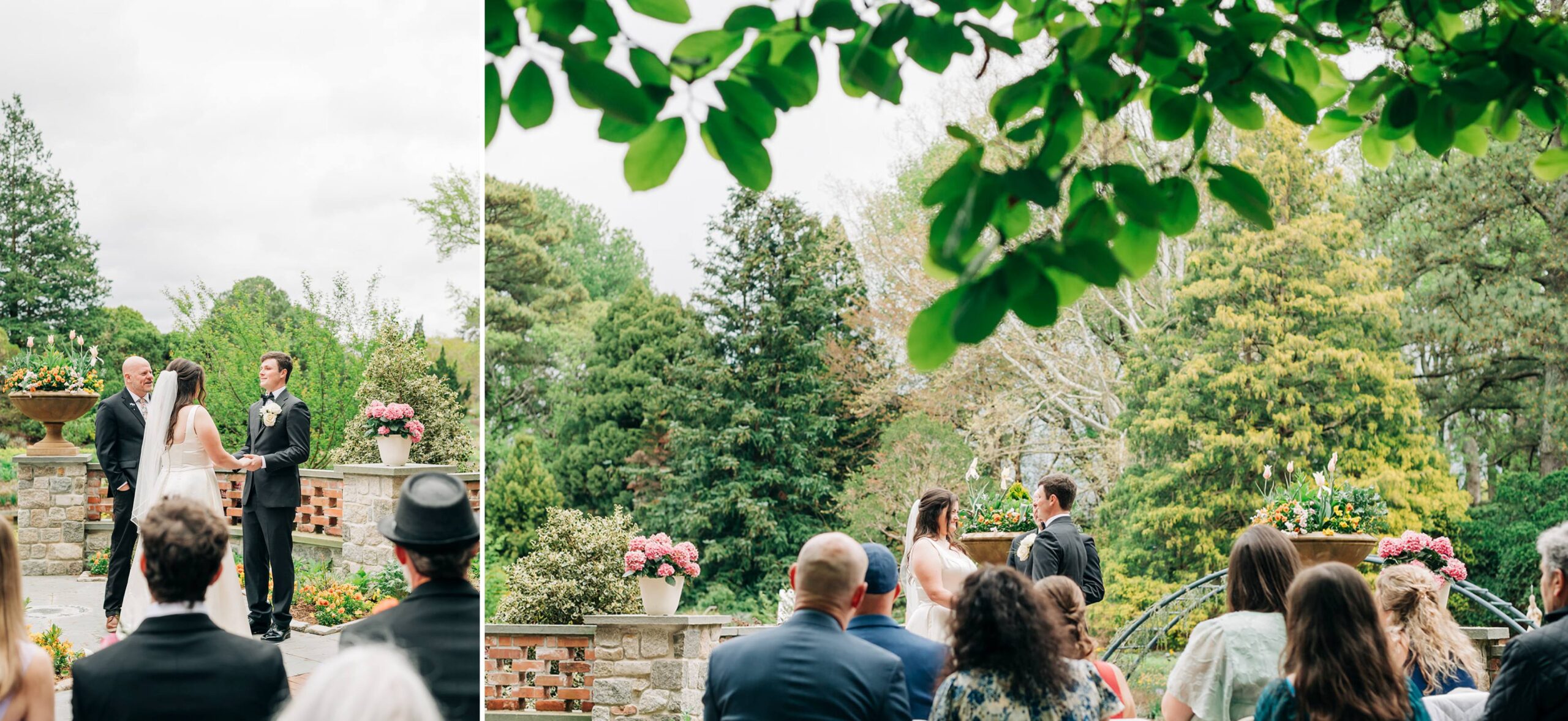 wedding ceremony of young couple