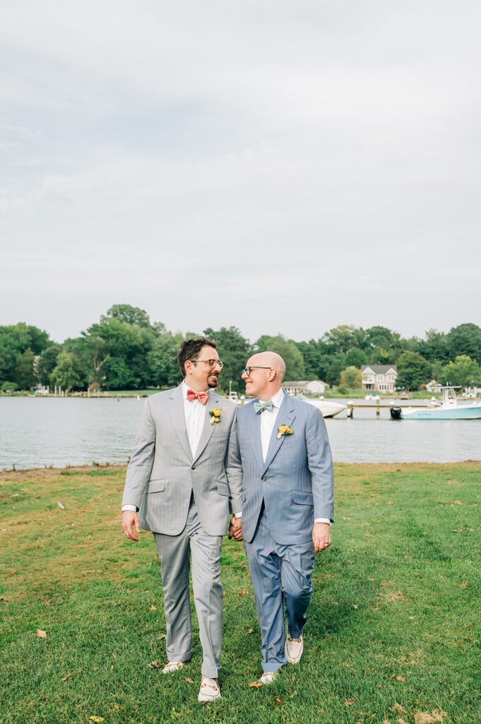 Grooms walking