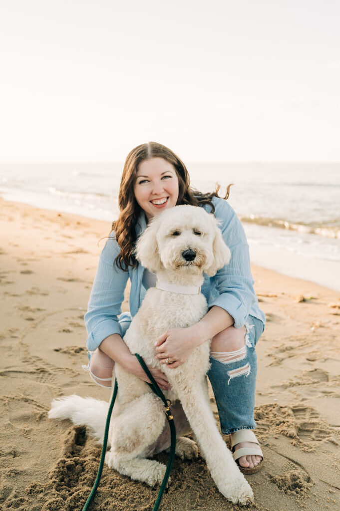dog with mom