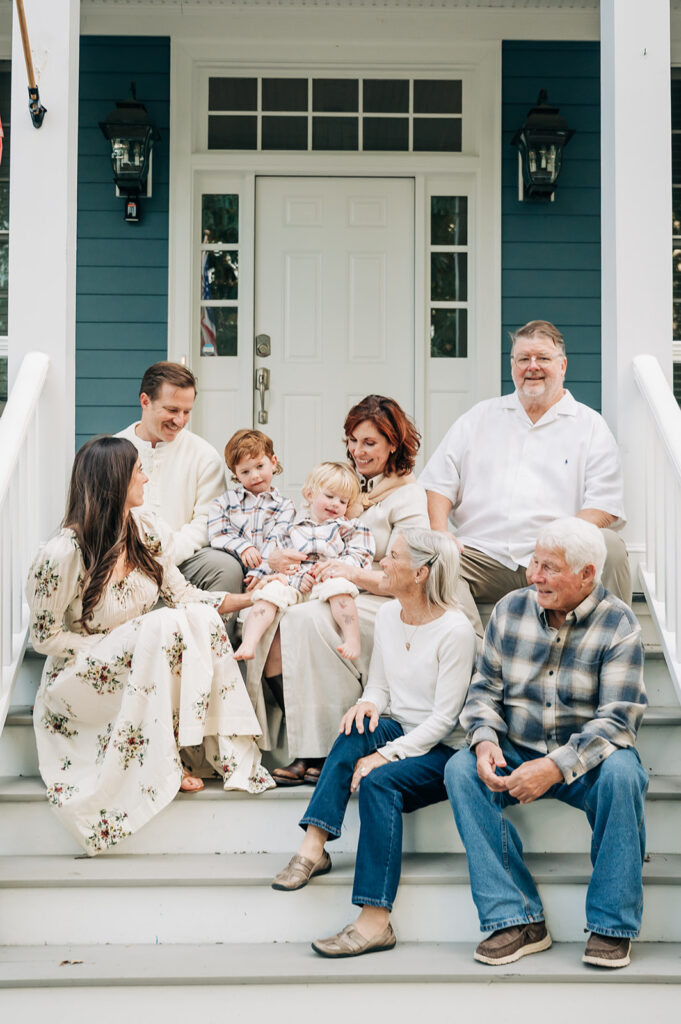 Extended Family on porch